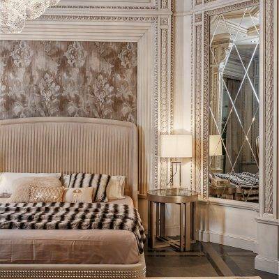Dormitor în descriere stil neoclasic și idei de interior