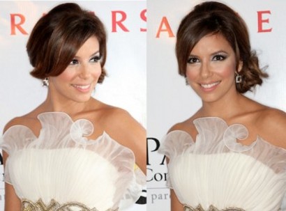 Coafuri de coafură de la Eva Longoria pentru raportul de mirese, coafuri foto și coafuri