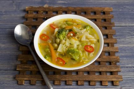 Conserve de mazăre supa