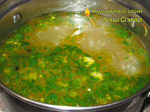 Supa cu mazăre verde conservată - site-ul culinar anna se potrivește