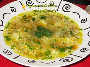 Supa cu mazăre verde conservată - site-ul culinar anna se potrivește