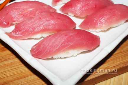Sushi tonhal - főzés a férfiak