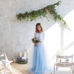 Nunta de la tine alternativa la petale de trandafir, mireasa de nunta 2017