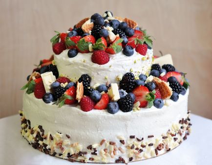 Esküvői torta nélkül masztix (cake) Esküvői torta nélkül masztix