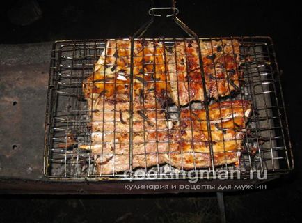 Sertésborda grill - főzés a férfiak