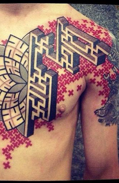 Tatuaj labirint - adică, schițe de tatuaje și fotografii