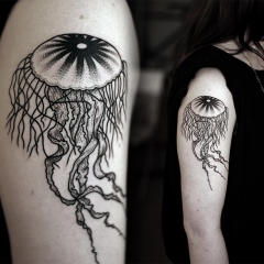 Tatuaje de meduze - valoare, schițe de tatuaj și fotografie