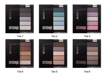 Тіні для повік lux visage make up palette тон 5 відгуки - колекції макіяжу та відгуки про косметику