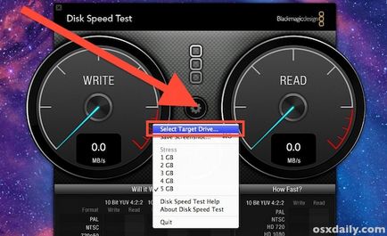 Testează viteza de scriere și citire a hard diskului extern pe Mac, sfaturi utile pentru iphone, ipad de la