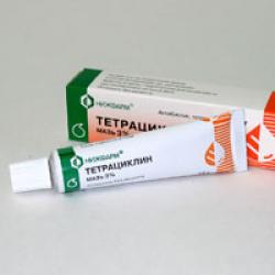 Tetraciclină cu prostatită - acțiune, trăsături, contraindicații