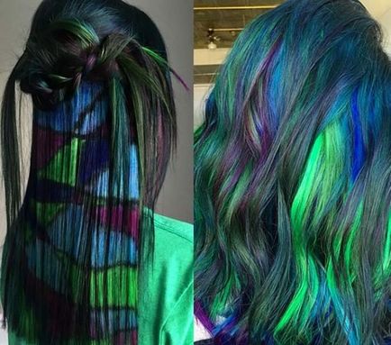 Трафаретне фарбування волосся фото і яскраві ідеї - зачіски