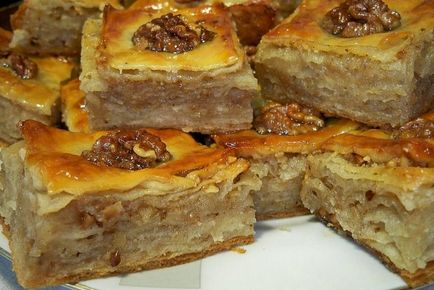 Baklava turcească Ce se află în compoziția și secretele gătitului