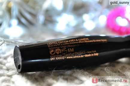 Cerneala pentru genele catrice prét-à-lumiére glam & amp; papusa - rimel sparkling rimel - 