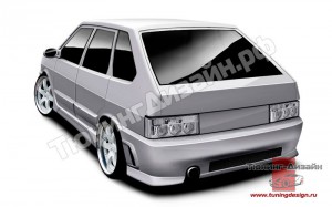 Set de tuning - stiler - pentru vase 2114 sau freatice samara, tuning design