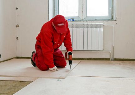 Укладання лінолеуму своїми руками на дерев'яний і бетонну підлогу