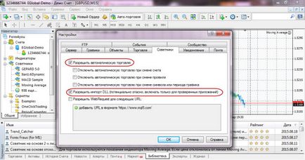 Установка і настройка торгового радника на metatrader 4