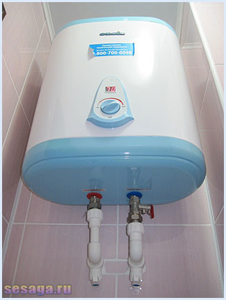 Instalarea și conectarea încălzitorului de apă de stocare, pentru casă, pentru familie