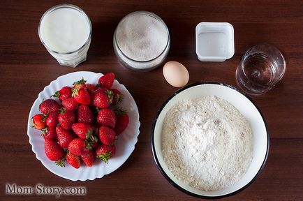 Вареники з полуницею покроковий рецепт з фото