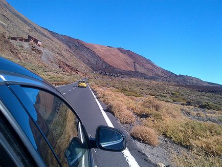 Vulcan Teide sau principalul parc național de pe tenerife, spre vulcan