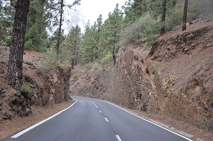 Vulcan Teide sau principalul parc național de pe tenerife, spre vulcan