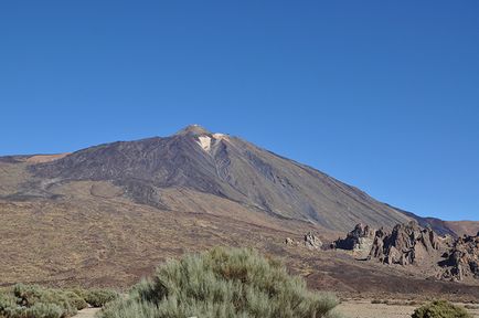 Vulcan Teide sau principalul parc național de pe tenerife, spre vulcan