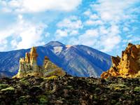 Teide - Teide Nemzeti Park az utat a vulkán, kozmikus tájak, sikló - mindkettő