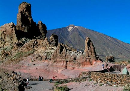 Vulcan teide (teide) pe insula Tenerife cum ajungeți acolo, urcând la parcul național funicular