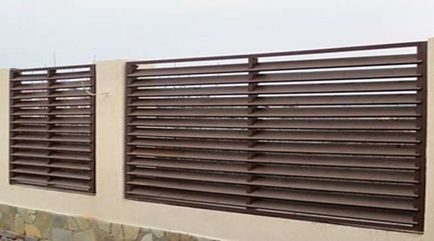 Kerítés-árnyékolók (fotó) design, anyagválasztás