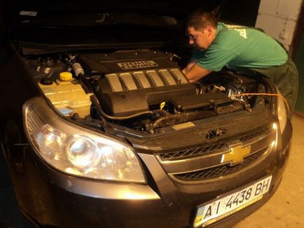 Înlocuirea ambreiajului cu epuizarea chevrolet, auto