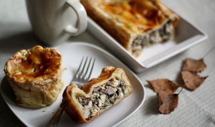 Смажені і печені пиріжки з опеньками фото і покрокові рецепти приготування грибної випічки