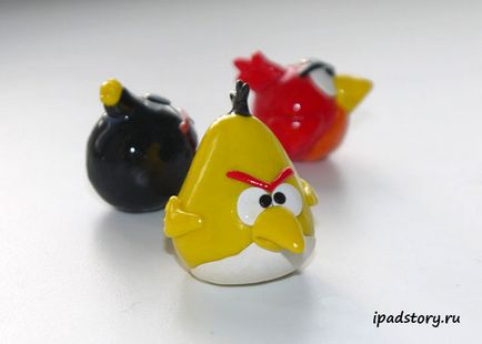 Жовта пташка angry birds з полімерної глини - майстер-клас, все про ipad