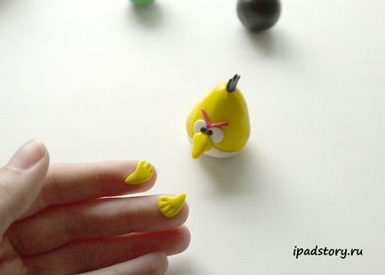 Жовта пташка angry birds з полімерної глини - майстер-клас, все про ipad