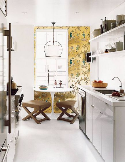 Arany színű a belső a konyha - 40 kép és 6 tipp