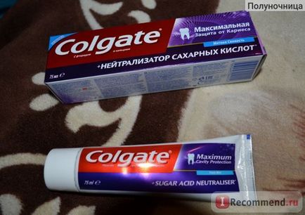 Fogkrém Colgate maximális védelmet a fogszuvasodás ellen menta frissességét átalakító cukorsavakat