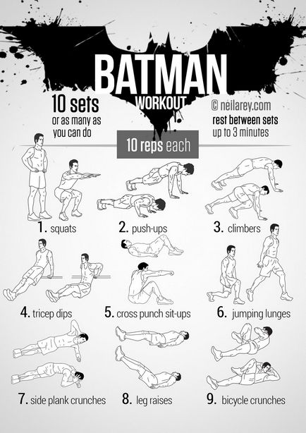 11 Complexe de exerciții care te vor transforma într-un super-erou