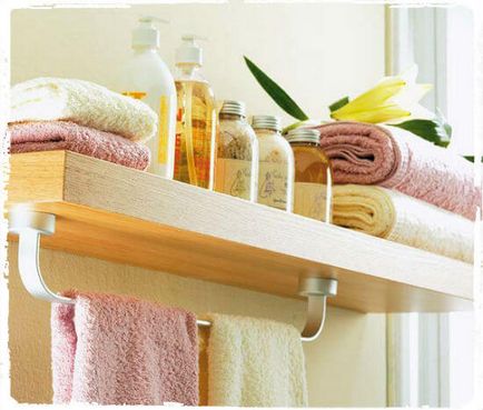 31 Идеята за съхранение на кърпи в банята и в кухнята