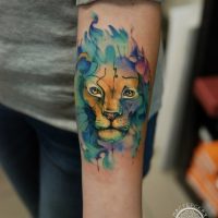 7 Valorile tatuajelor cu lei - tatuaj pe