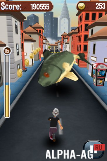 Angry gran run - descărcați jocul hacked pentru bani pentru Android