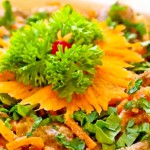 Ázsiai saláta csirke „saláta receptek