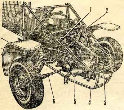Buggy - mașină de sport sportiv, model-constructor