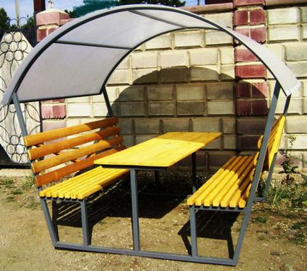 Pavilion din policarbonat - casă confortabilă, durabilă cu mâinile proprii