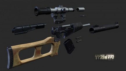 Zajmentes ragadozók SCD - Vintorez -, és ász - egy tengely (menekülés Tarkov) Silent Predators BCC - Vintorez - és Al - tengely