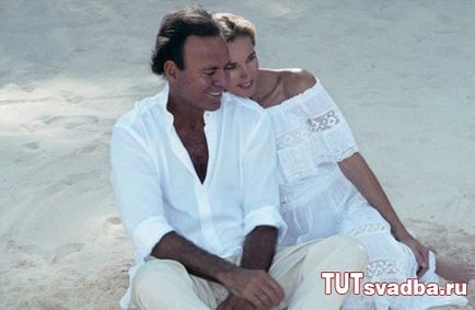 Házasság után 20 év házasság, esküvő Julio Iglesias - esküvő portált