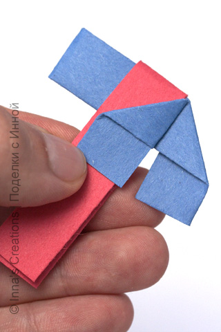 Karkötő készült papír, eredeti origami