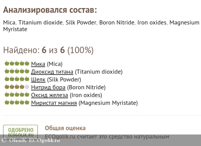 Pulbere bronzantă pentru pielea uscată (ton 2) minerale de vis - eco-blog recenzii olesik