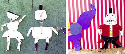 Paper Doll Toy szóló pántok a bábszínházak számára (papír) Paper Doll Toy szóló pántok a bábszínházak számára