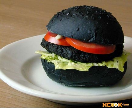 Burger negru - o rețetă cu o fotografie cum să atragă