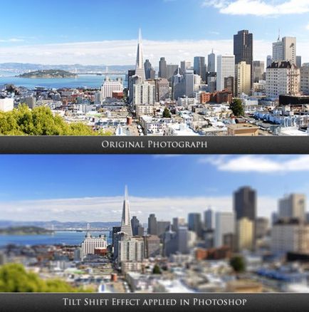 Ce este tilt-shift și cum se simulează tilt-shift în Photoshop - fotografii