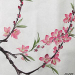 Flori înflorite în pictura japoneză