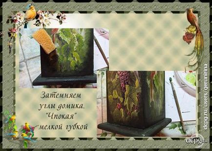 Decoupage - un site pentru fanii decoupage, casa de ceai - paradis grădină